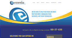 Desktop Screenshot of ent-techsolutions.com
